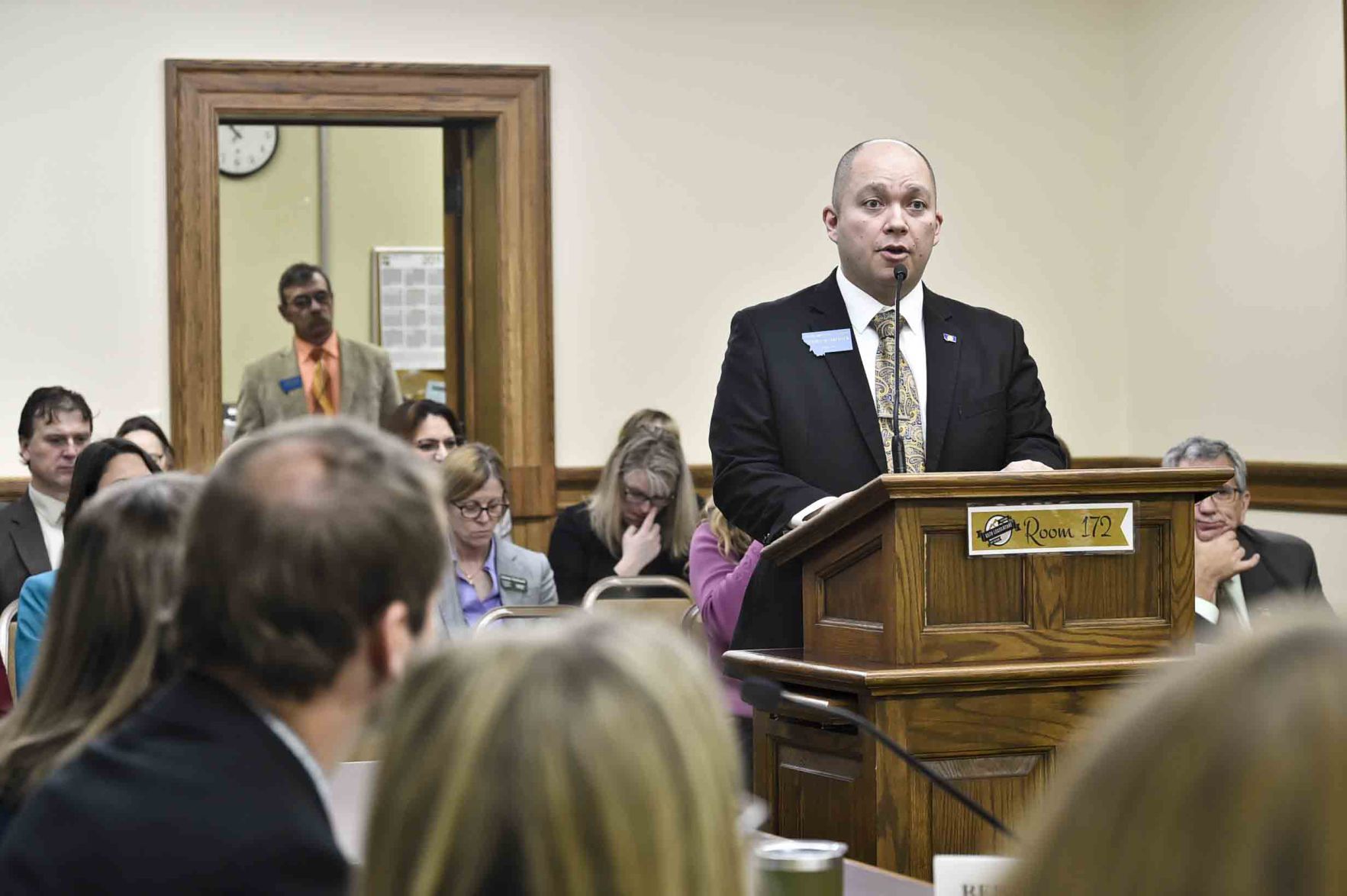 House minority leader Rep. Casey Schreiner (D-Great Falls)